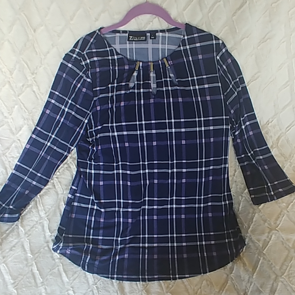 7th Avenue Purple Blouse